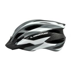 Шлем Longus ERTURIA InMold серый, разм L/XL 58-61см